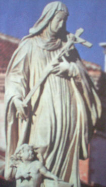 La statua de la Beata Giovanna Bonomo in cao a via Beata Giovanna a Bassan.