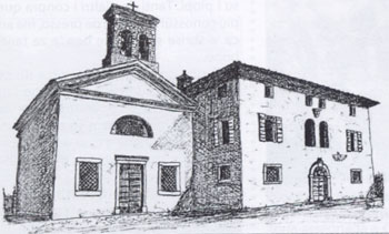 Cesa e casa del '600 fate costruir dal conte Domenico Novelli (dis. de D. Navarria).