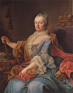 L'imperatrice Maria Teresa d'Austria (ojo de Martino van Meytens).
