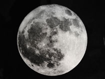 La Luna ga fato el colmo (luna piena).
