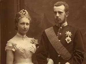 La principessa Stefania del Belgio e l’arciduca Rodolfo d’Asburgo, erede al trono, prossimi al matrimonio.