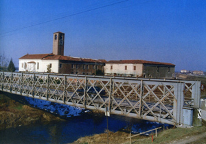 El ponte in fero, costruìo tra el 1914 e el 1915.