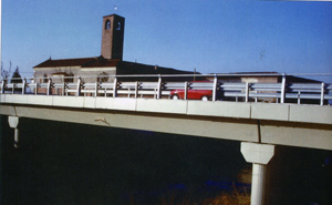 1991: el novo ponte in cemento so la Frata.