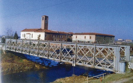 El vecio ponte in fero so ’l fiume Frata (1915).