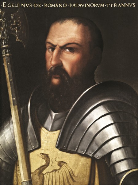 Ritratto di Ezzelino, opera de Cristofano dell’Altissimo.