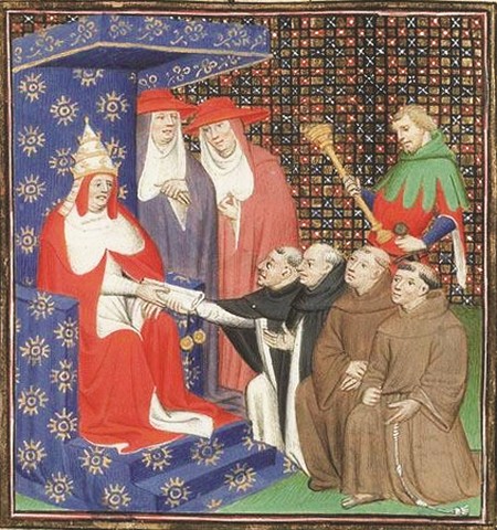 Papa Innocenzo IV, a partire dal 1245, el manda Ezelino co i frati francescani e domenicani da i Tartari.