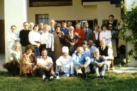 Una de le prime “adunate” de i colaboratori de Q.C. (giugno 1986), a Murelle de Villanova.
