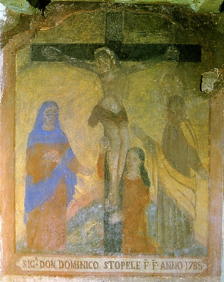 Antica Crocifissione con Maria.